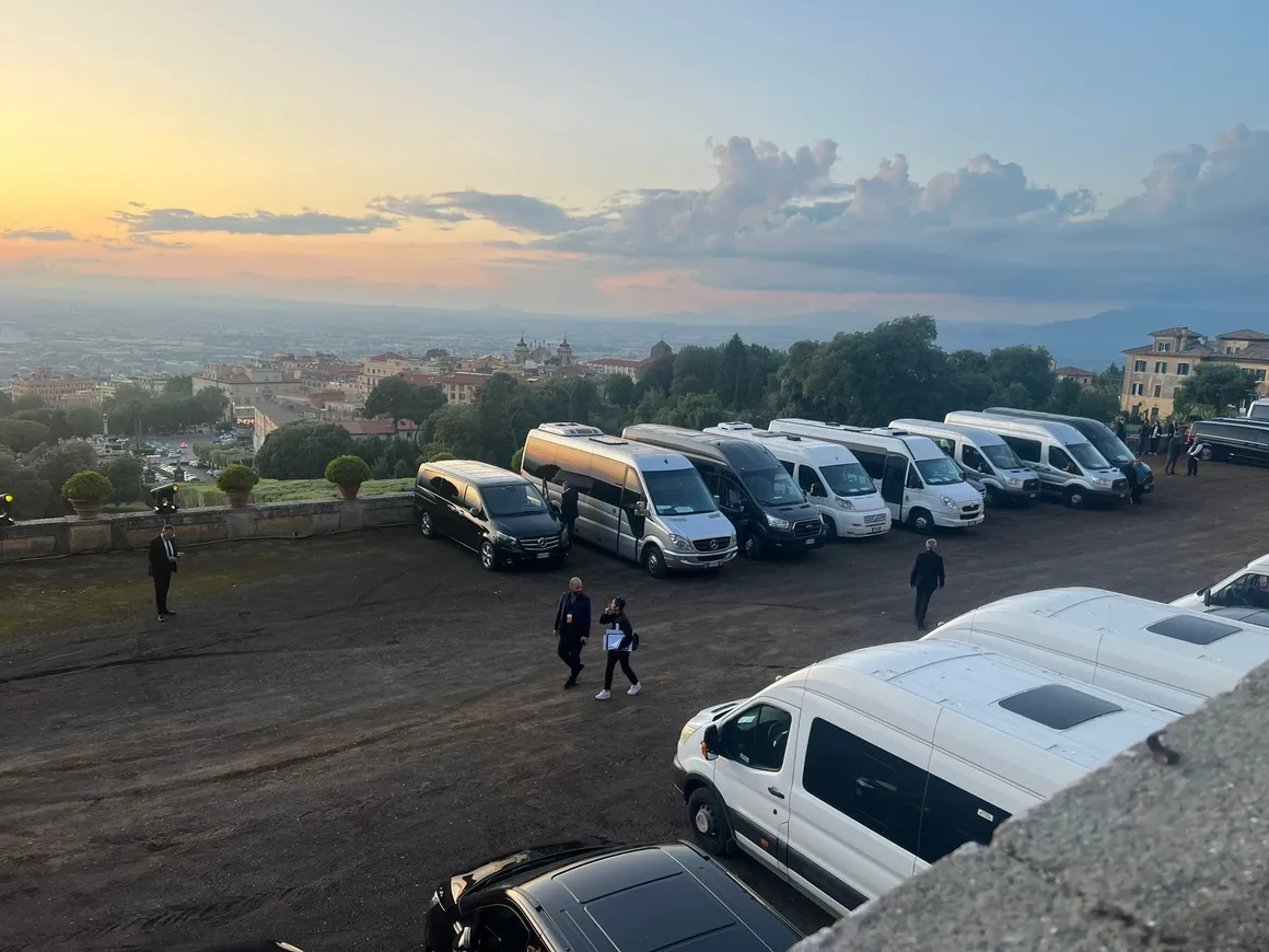 Fleet coordination at sunset