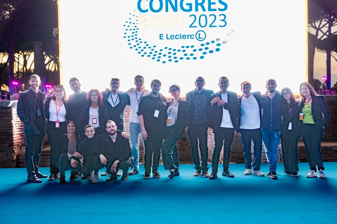 Transfer Managers team at Leclerc Congress Rome 2023