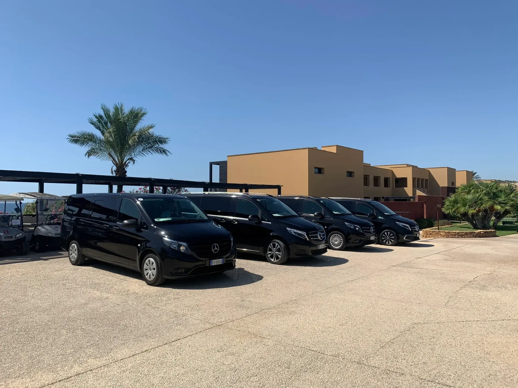 Mercedes fleet in Sicily